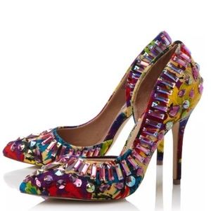 Steve Madden Galactik Crystal Studded Pump